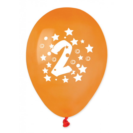 PALLONCINI MEDIUM NUMERO 2 (6 PZ)